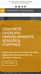 Mobile Screenshot of concreteexchange.com